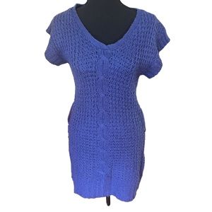 Beautiful blue sweater dress size L